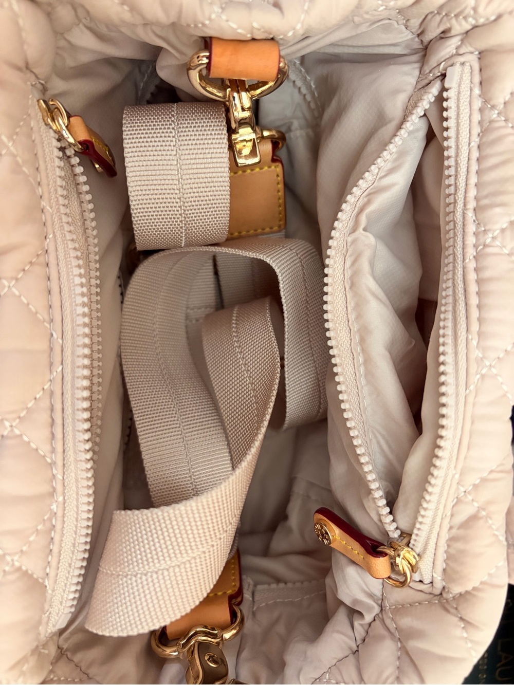 MZ Wallace Quilted Blush Pink Tote - Picture 2 of 5